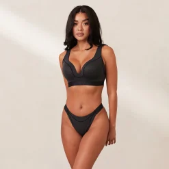 Ribbed Mindful BH - Sort