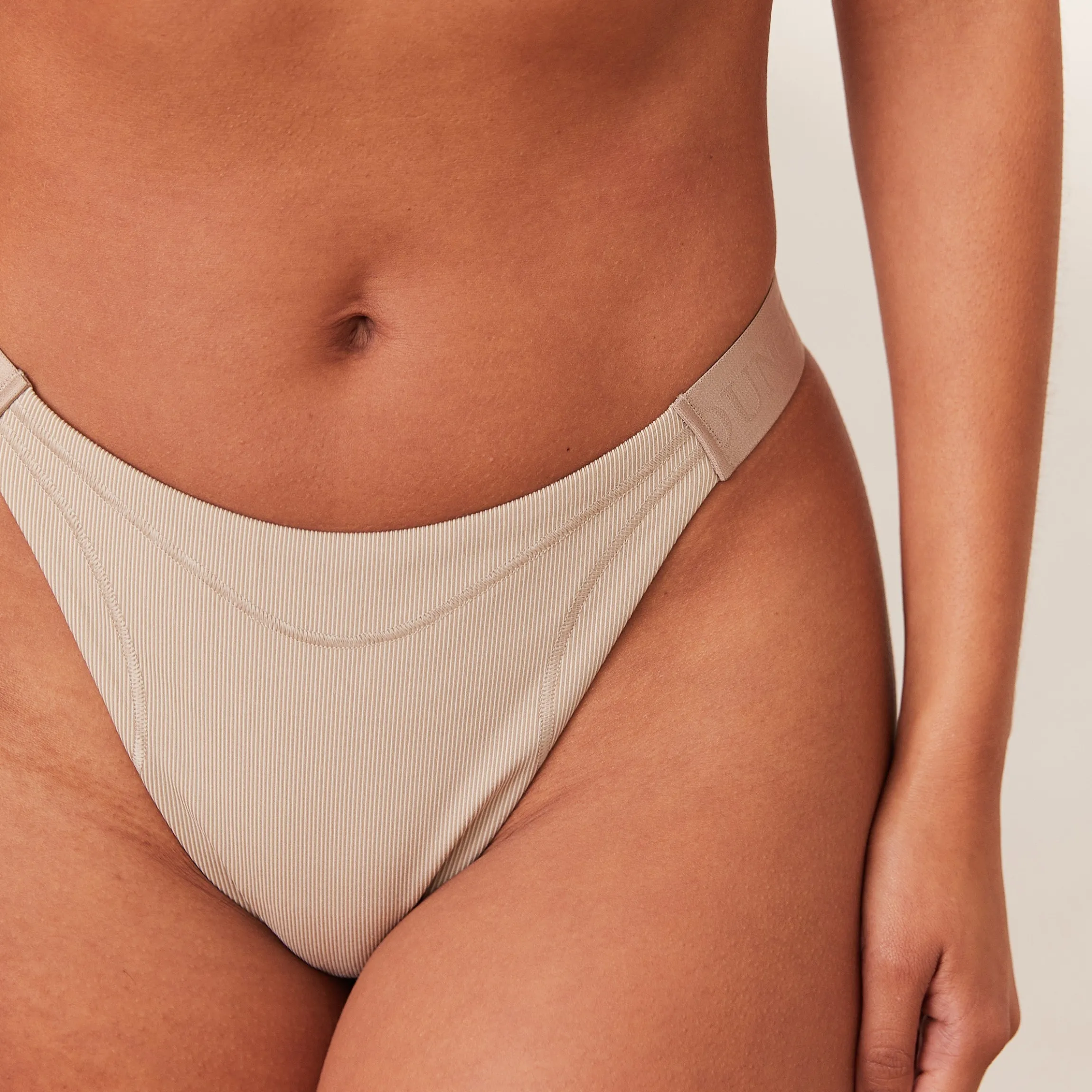 Ribbed Mindful Trusser - Mink