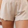 Ruffle Pyjamashorts - Mink