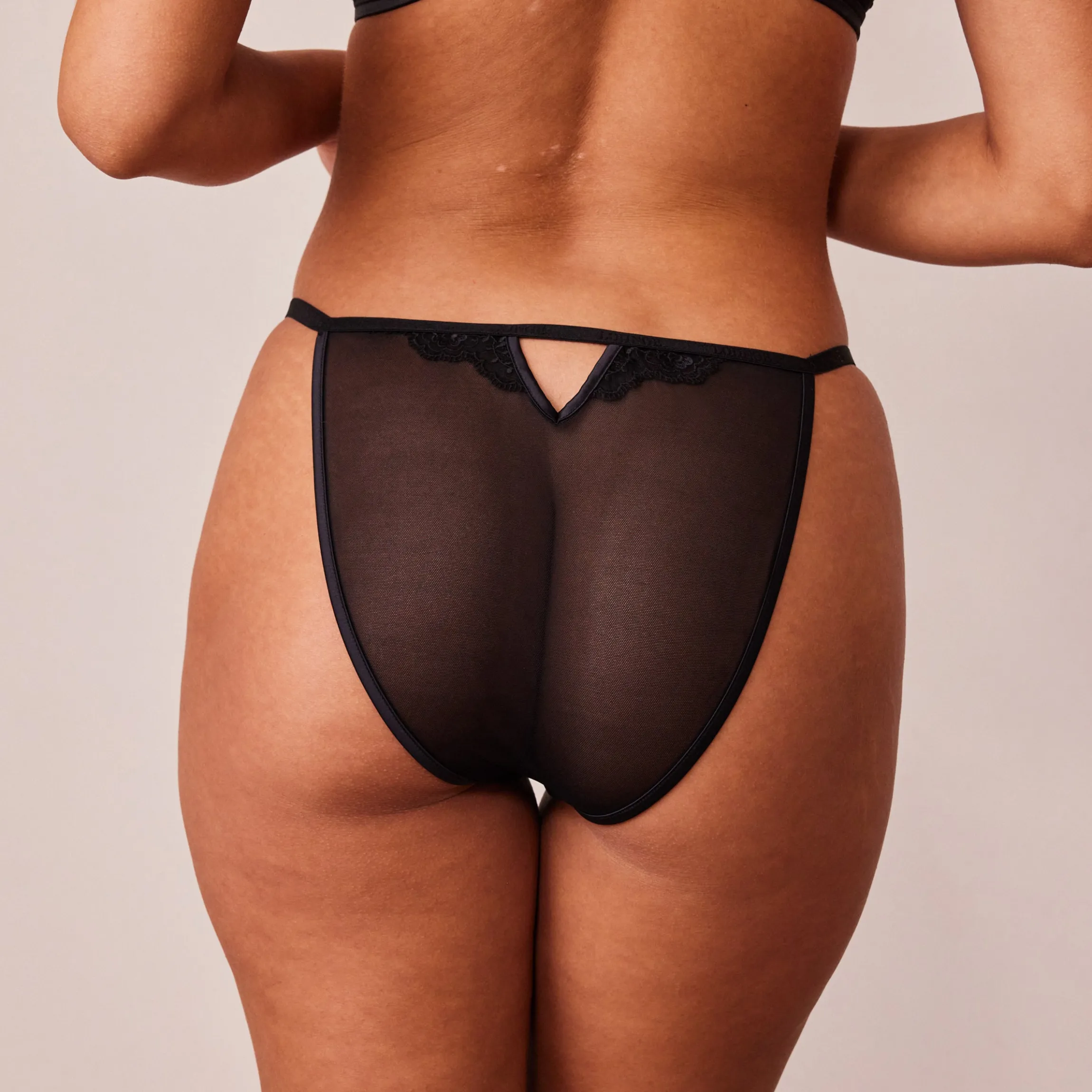 Seduce Front Fastening Balcony BH - Sort