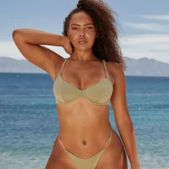 Signature Bikinitop - Oliven