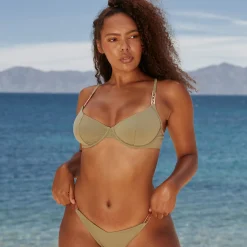 Signature Bikinitop - Oliven