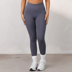 Silhouette Crossover-Leggings - Røgblå