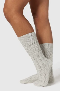 Snug Strikkede Sokker - Rimfrost