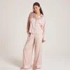 Sparkle Pyjamabukser i Satin - Blush