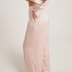 Sparkle Pyjamabukser i Satin - Blush
