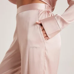 Sparkle Pyjamabukser i Satin - Blush
