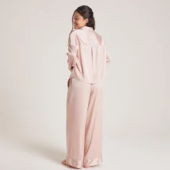 Sparkle Pyjamabukser i Satin - Blush