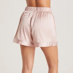 Sparkle Pyjamashorts i Satin - Blush
