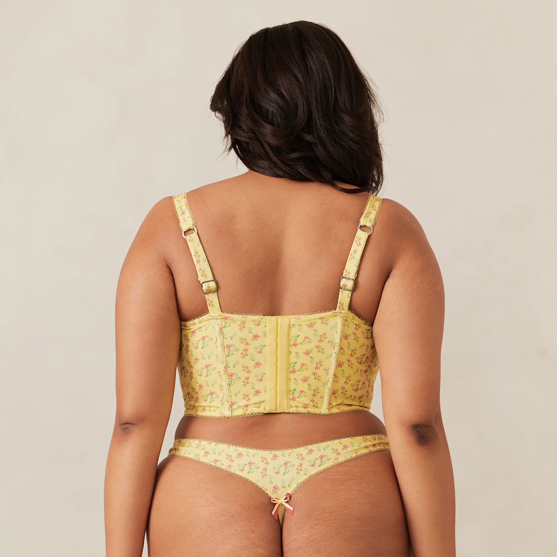Sweet Longline BH - Citronblomstret