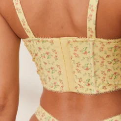 Sweet Longline BH - Citronblomstret