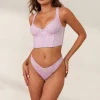 Sweet Longline BH - Lilacblomstret