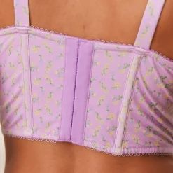 Sweet Longline BH - Lilacblomstret