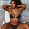 Tan Luxe Bikinitop - Sort