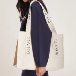 The Lounge Tote - Creme