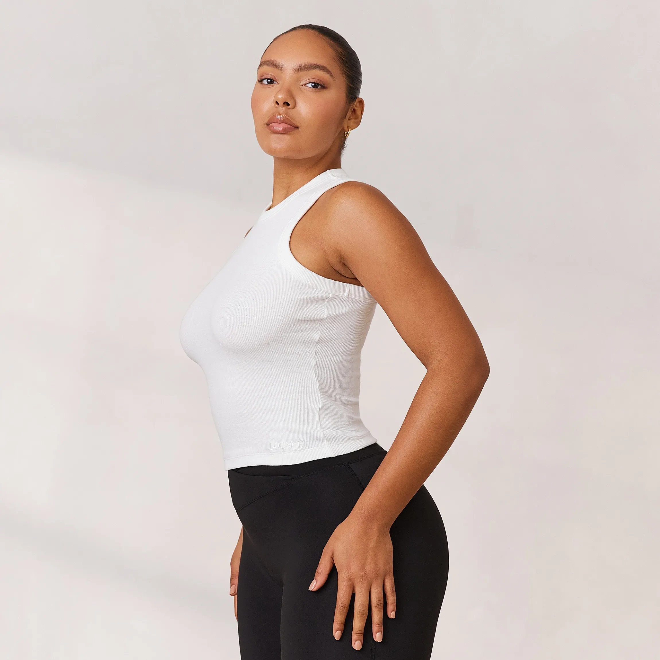 Varsity Bryderryg Top - Hvid