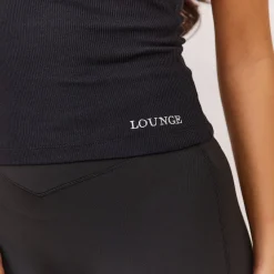 Varsity Bryderryg Top - Sort