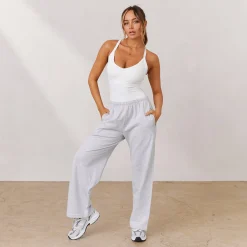 Varsity Joggingbukser med Lige Ben - Frostfarvet