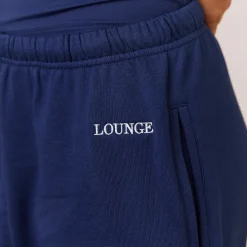Varsity Joggingbukser med Lige Ben - Marineblå