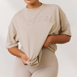 Varsity Oversized T-Shirt - Havre