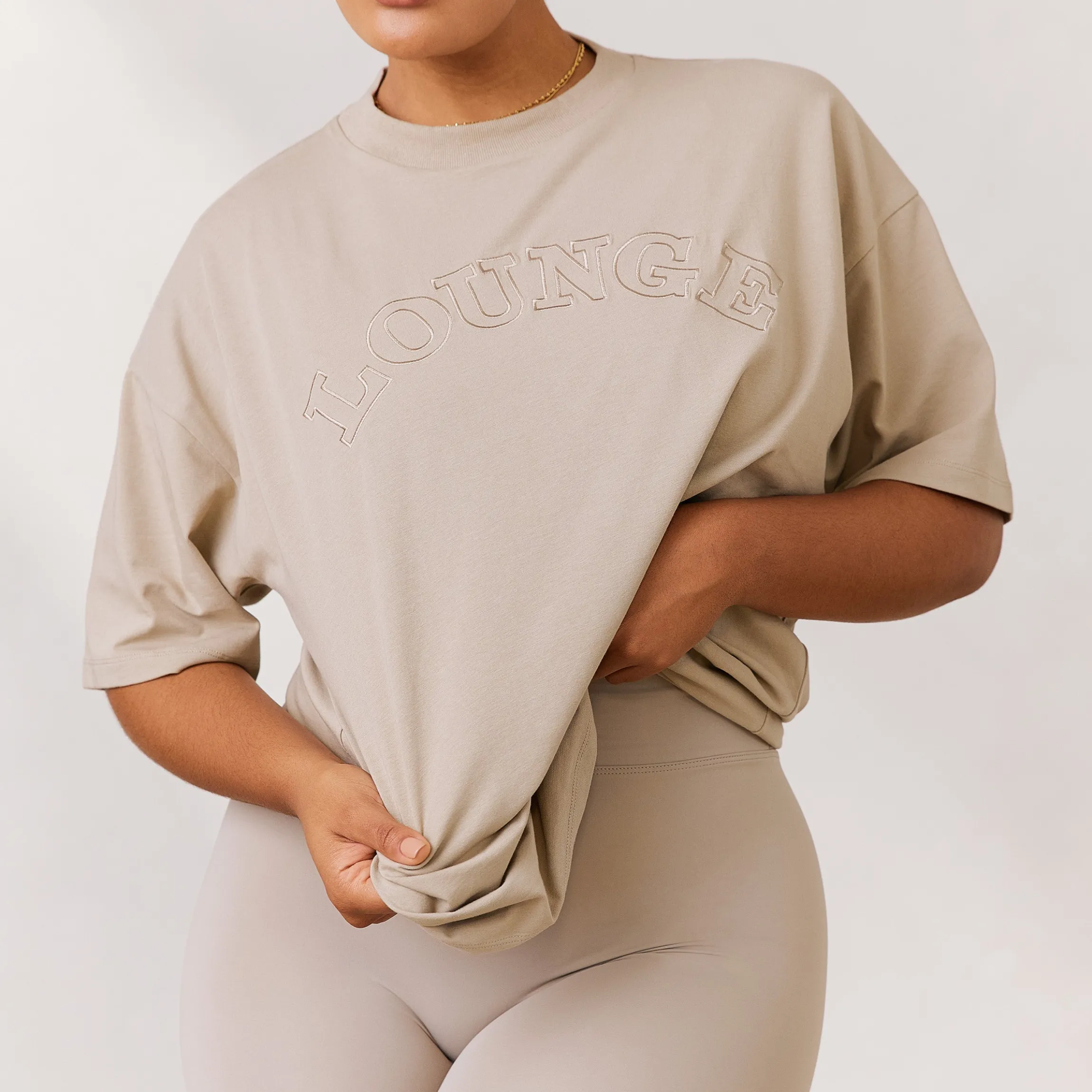 Varsity Oversized T-Shirt - Havre
