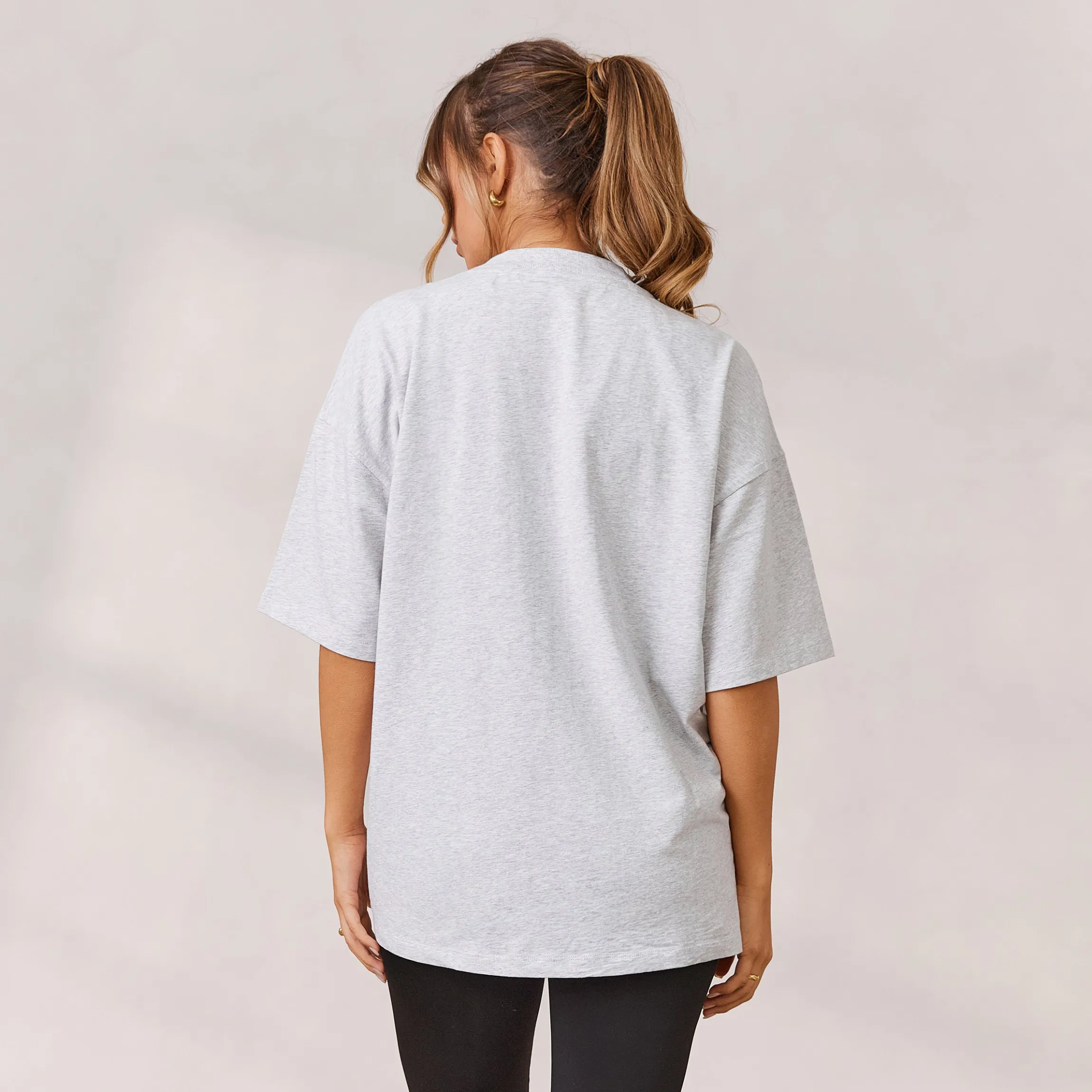 Varsity Oversized T-Shirt - Frostfarvet