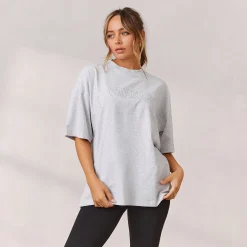 Varsity Oversized T-Shirt - Frostfarvet