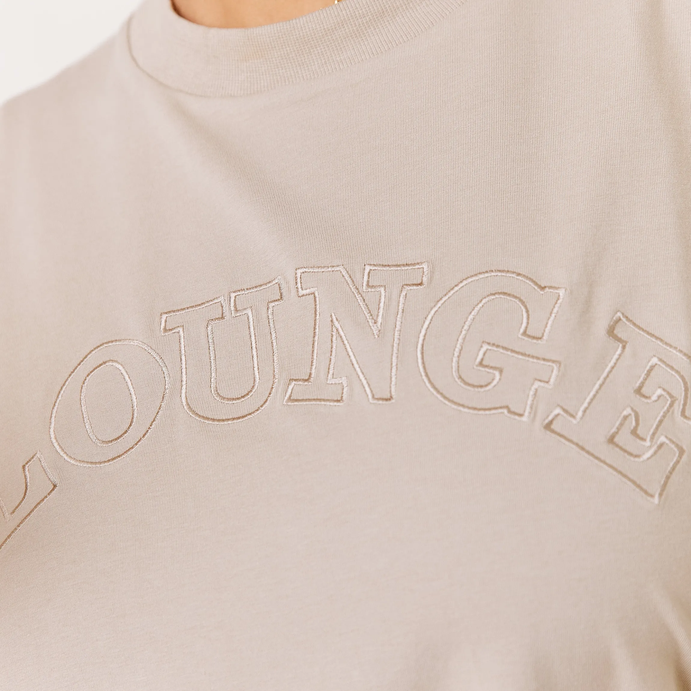 Varsity Oversized T-Shirt - Havre