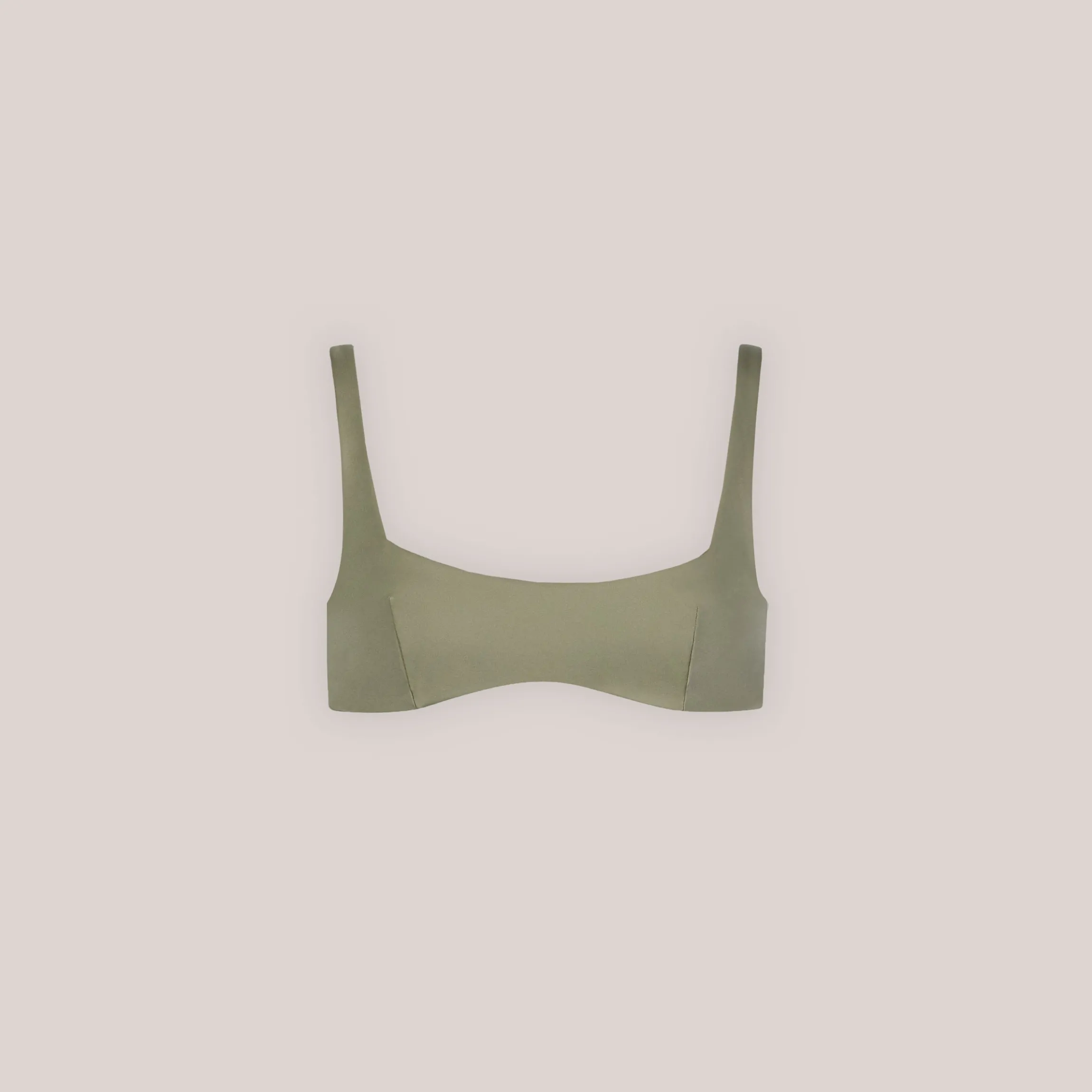 Vendbar Plunge Bikinitop - Grøn/Blomstret
