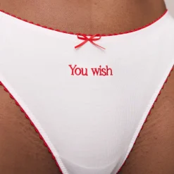You Wish' Thong - Hvid
