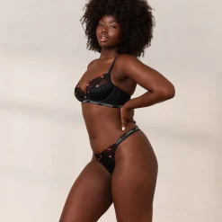 Zalia Plunge BH - Sort