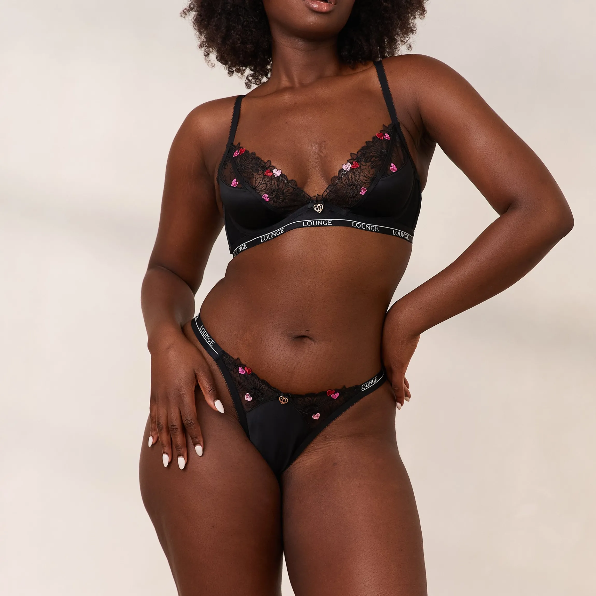 Zalia Plunge BH - Sort